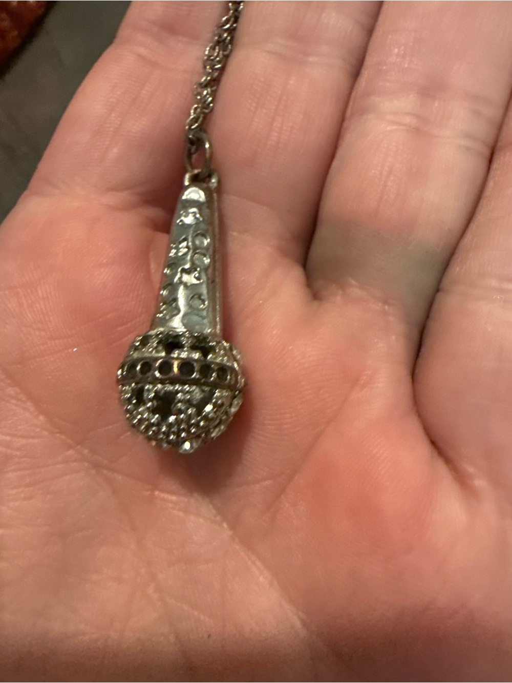 Vintage-Inspired Silver Drop Pendant Necklace - Decorative Ball Accent